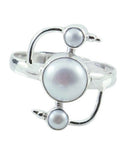 Pearl Sterling Silver Ring