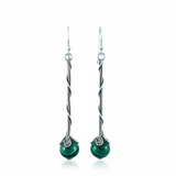 Malachite Sterling Silver Earrings