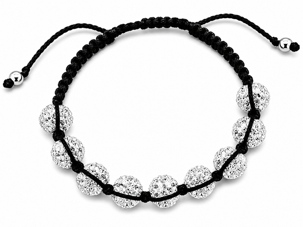 Shamballa Crystal Bracelet 10mm 9 Ball