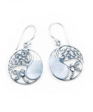 Mother of Pearl Sterling Silver Earrings