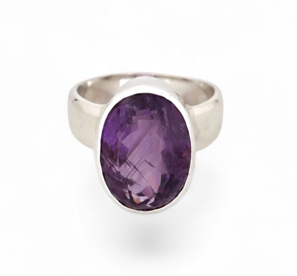 Amethyst Sterling Silver Ring
