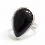 Onyx Sterling Silver Ring