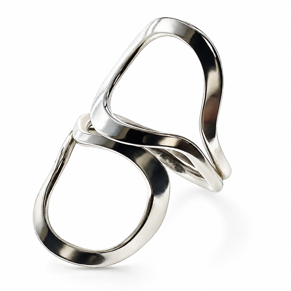 Wrap Looped .925 Sterling Silver Ring