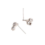 S925 Sterling Silver Minimalist Tulip Stud Earrings