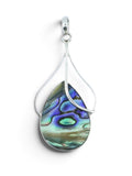Pāua Sterling Silver Pendant