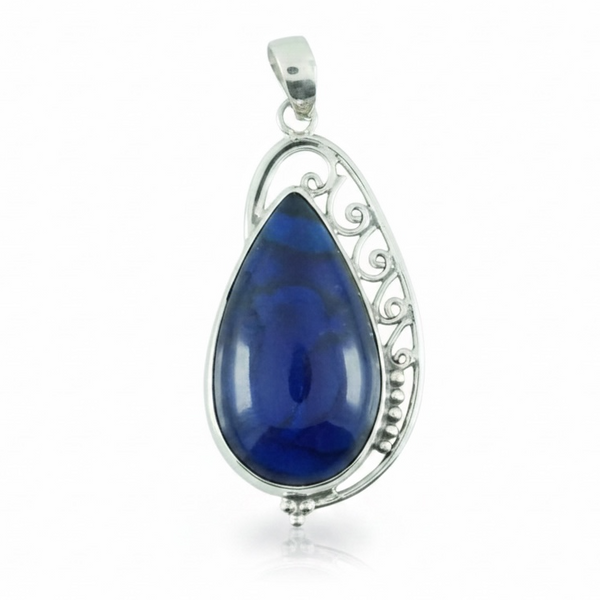 Pāua Sterling Silver Pendant