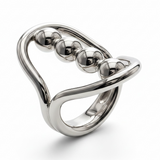 Wire Four Ball .925 Sterling Silver Ring