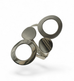 Halo Fine Wrap Sterling Silver Ring