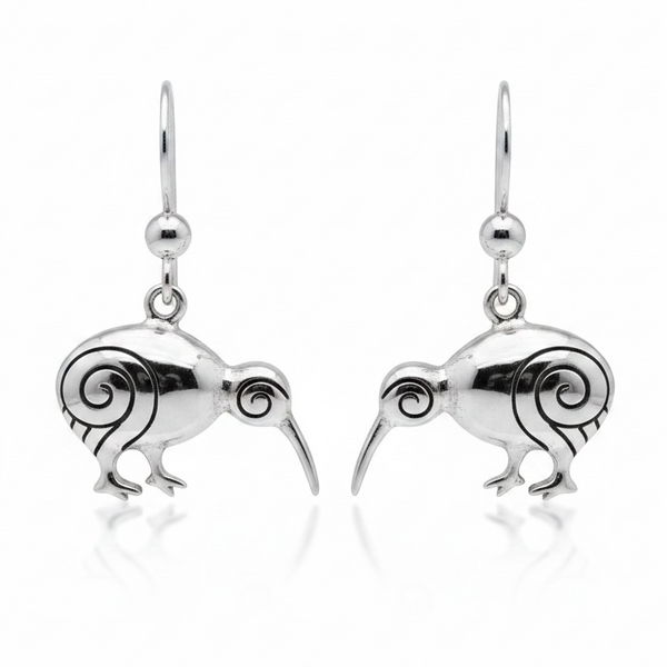 Kiwi Koru Sterling Silver Earring