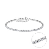 Sterling Silver Cubic Zirconia Tennis Bracelet