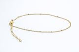 Foot Gold Plated Ball Anklet