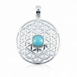 Turquoise Sterling Silver Pendant