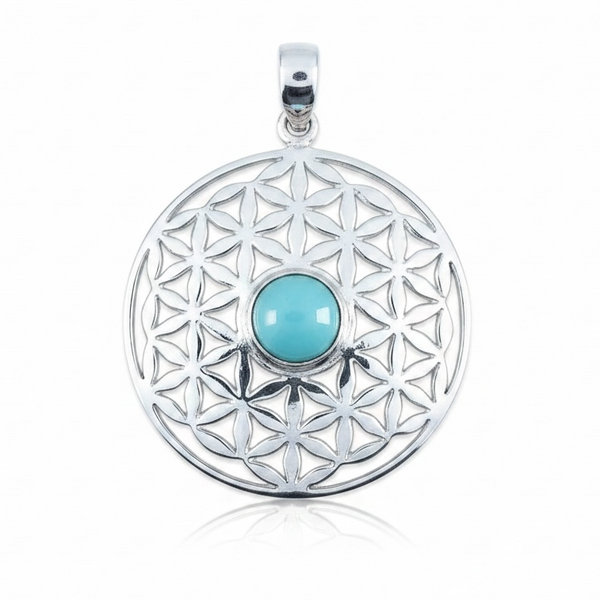Turquoise Sterling Silver Pendant
