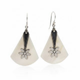 Mother of Pearl and .925 Sterling Silver Earrings