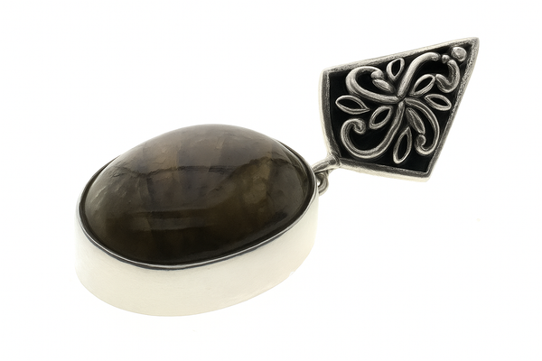 Labradorite .925 Sterling Silver Hanging Pendant