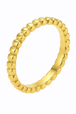 Gold Plated Ball Chain Sterling Silver Band