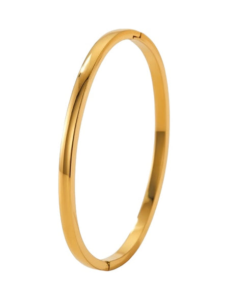 Stainless Steel Gold Bangle