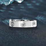 Moissanite S925 Sterling Silver Minimalist Moissanite Ring