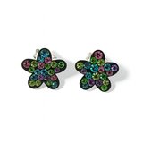 Mini Flower Disco Sterling Silver Earring