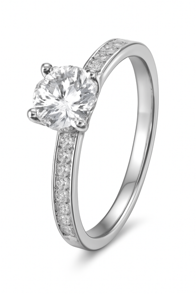 Cubic Zirconia Sterling Silver Ring