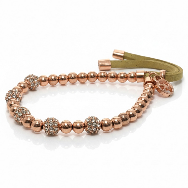 Fashion Rose Gold Bead Necklace