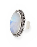 Moonstone Sterling Silver Ring