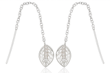 Acorn Cubic Zirconia Sterling Silver Earrings