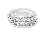 Gold Filled 18k Stretchy Bead Bracelet (I55-59/I61-I63/I396/I485)