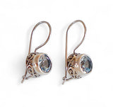 Blue Topaz Sterling Silver Earrings
