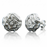 Rosebud Silver Plated on Copper Earrings