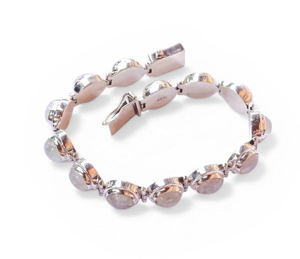 Moonstone Sterling Silver Bracelet