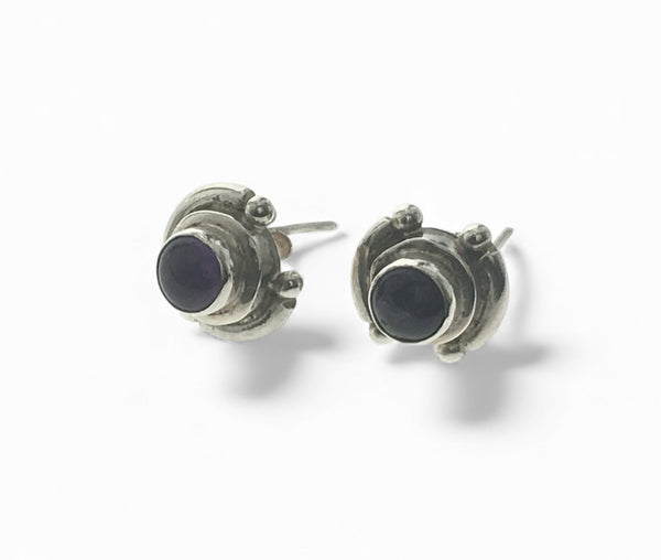 Amethyst Sterling Silver Studs