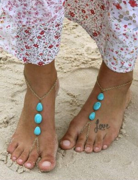 Foot Beaded  Sandal