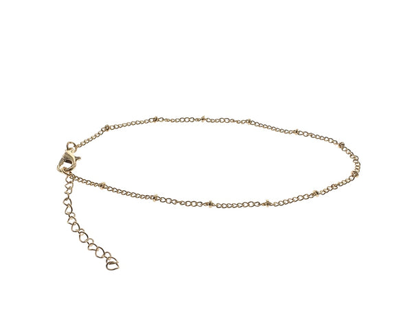 Gold Plated Ball Anklet