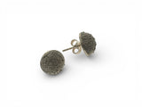 Pincushion Sterling Silver Stud Earrings