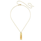 Long Zodiac 18k Gold Plated Waterproof 18inch Stainless Steel Necklace