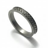 Stainless Steel Pattern Ring