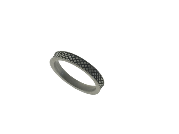 Stainless Steel Pattern Ring