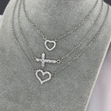 Crosses Necklace, Stainless Steel