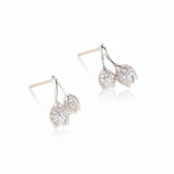 S925 Sterling Silver Minimalist Tulip Stud Earrings