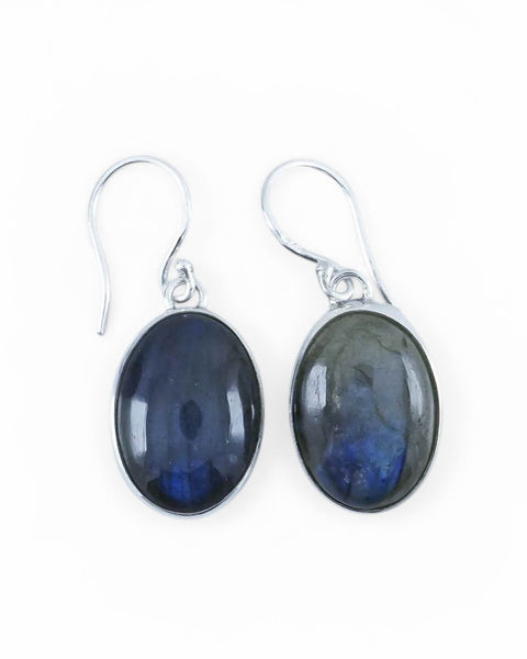 Labradorite Sterling Silver Earrings
