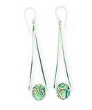 Pāua Sterling Silver Earrings