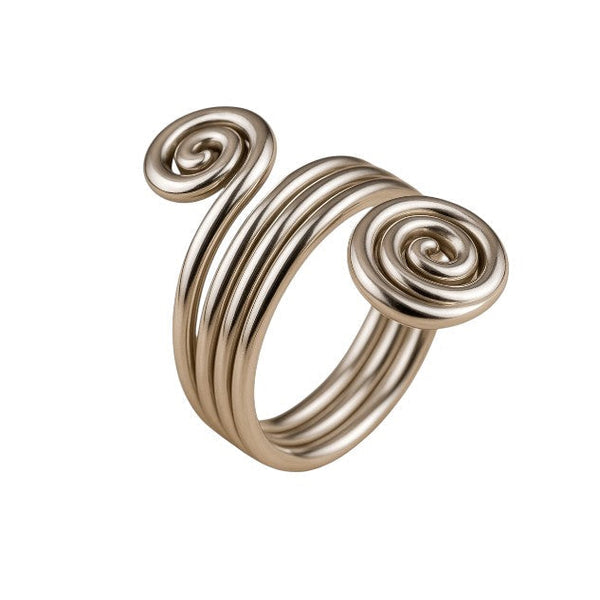 Wire Spiral Sterling Silver Ring