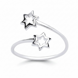 Star Wrap .925 Sterling Silver Ring