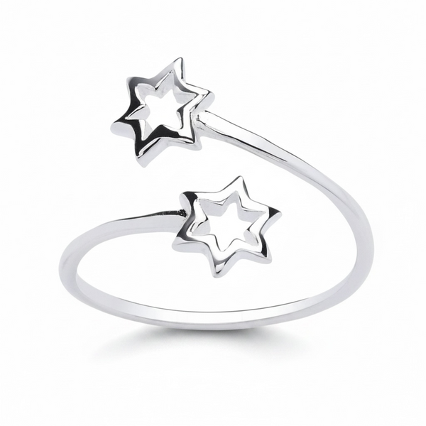 Star Wrap .925 Sterling Silver Ring