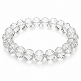 Crystal 9mm Stretchy Oval Faceted Bead Bracelet
