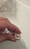 Pearl Cubic Zirconia Sterling Silver Ring - Elegant Statement Piece