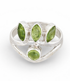 Peridot Sterling Silver Ring