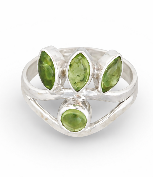Peridot Sterling Silver Ring