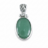 Aventurine Sterling Silver Pendant